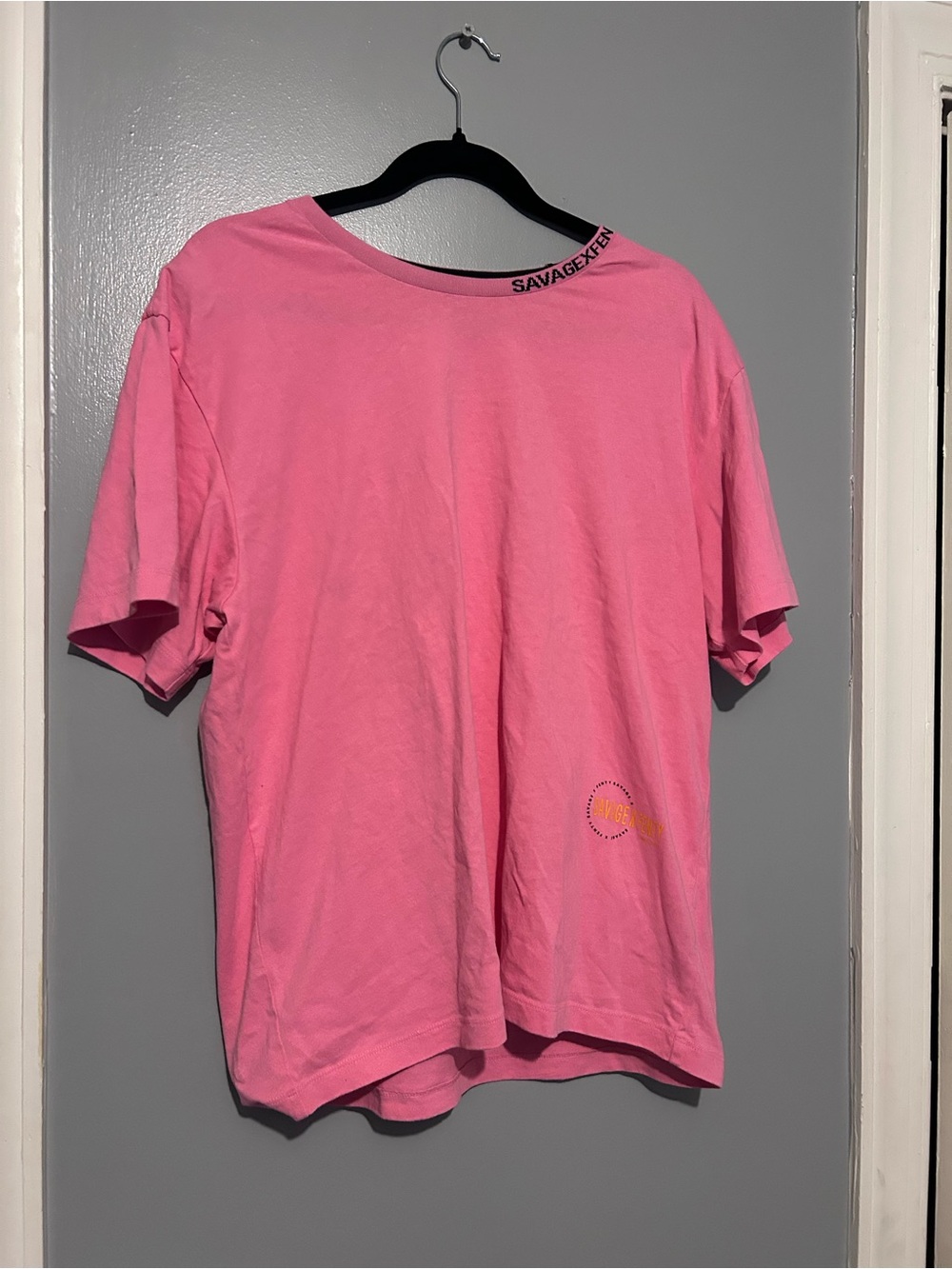 & Other Stories Pink Short Sleeve Crew Tee